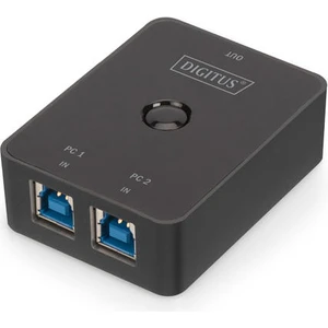 Digitus DA-73300-1 2 Port USB 3.0 Tip B To 1 Port USB 3.0 Tip A Düğmeli USB Paylaşım Cihazı