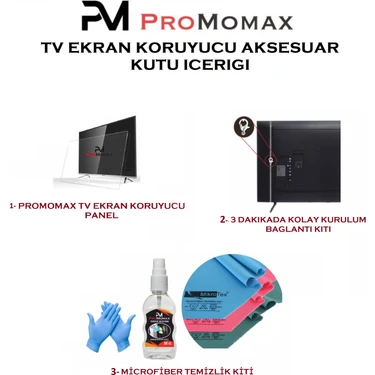 Promomax Sony KD55X7055 Uyumlu Tv Ekran Koruyucu Fiyatı