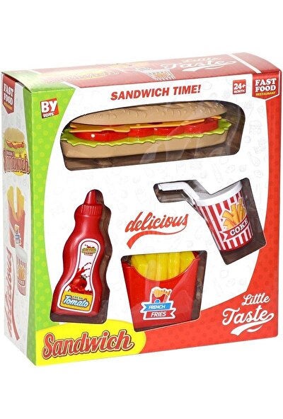 Bayraktar Plastik 570 By Toys, Sandviç Menüsü Seti / Fast Food Restaurant / +24 Ay