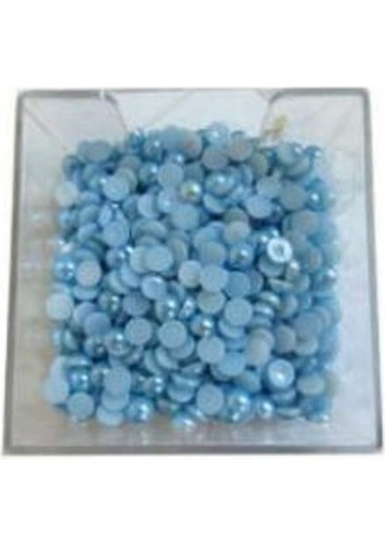 Inci Yarım Yuvarlak Mavi 12MM 680 Adet