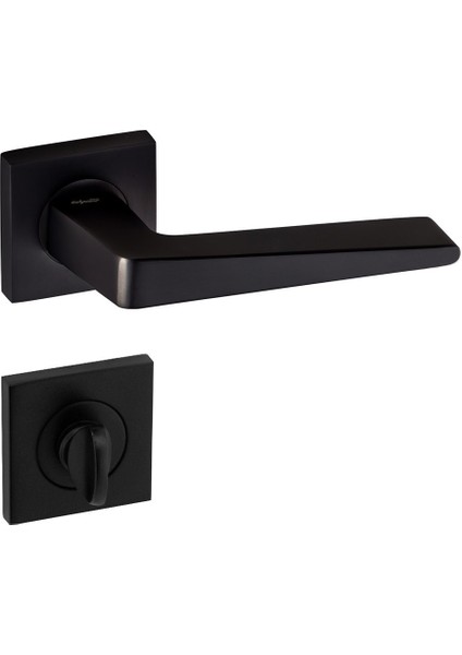 Penta Mat Siyah Rozetli Kapı Kolu modelleri