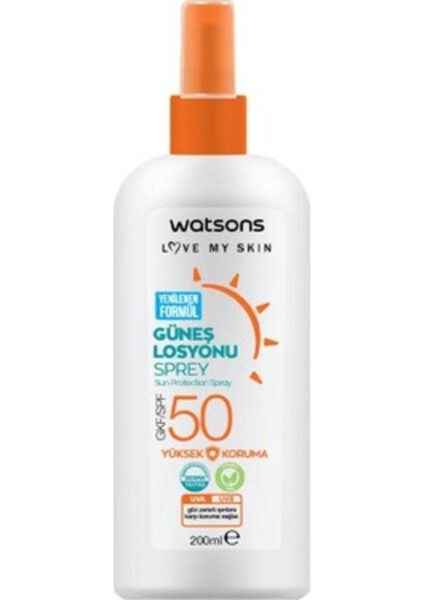 Güneş Losyonu Spf 50 Sprey 200 ml