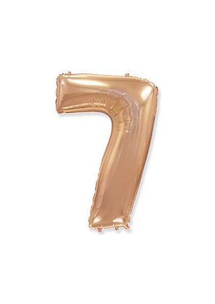 Folyo Balon Ispanya Malı 7 Rose Gold 32 Inc 1 Adet
