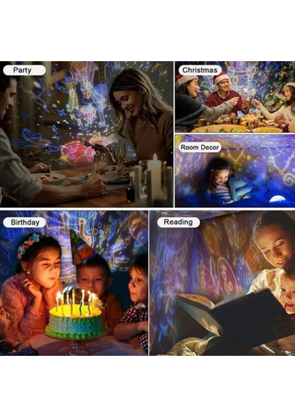 Dönen ve Renkli Star Master Projeksiyon Gece Lambası fırsatları