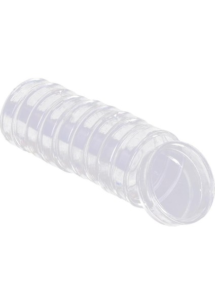 20PCS Plastik Para Konteynerleri Yuvarlak Para Kılıf Kapsülleri Kutular 60 mm. (Yurt Dışından)