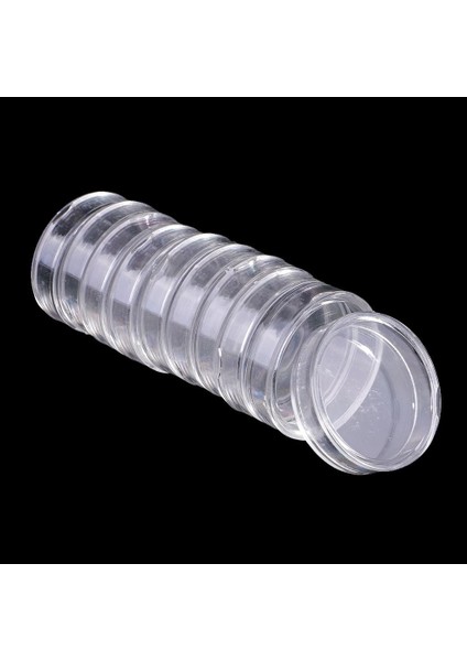 20PCS Plastik Para Konteynerleri Yuvarlak Para Kılıf Kapsülleri Kutular 60 mm. (Yurt Dışından)