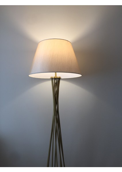 Mylights Retro Mag Sarı Lambader Köşe Lambası 160 cm