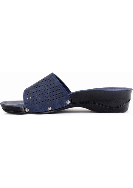 Ary 68-791 Günlük 4 cm Topuk Jelli Kadın Terlik