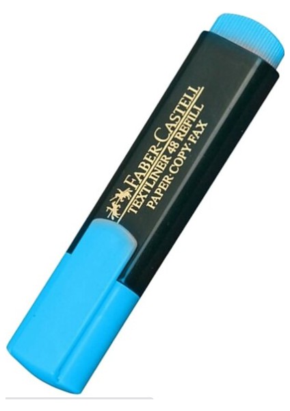 Faber Castell Fosforlu Kalem Mavi 10 Adet ( 1 Paket 10 Adet )011637