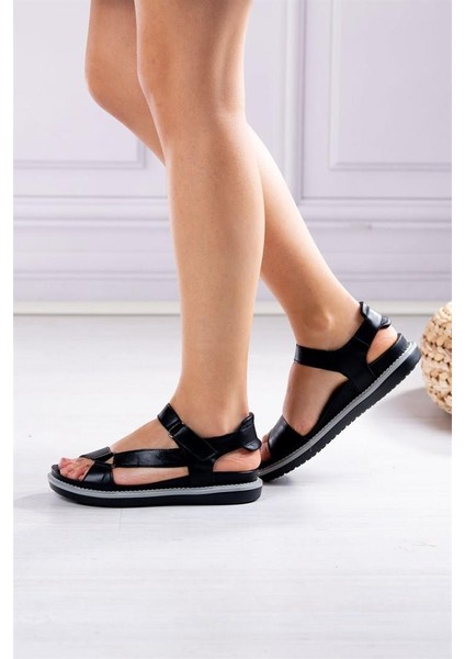 Venüs 202064Y Ortopedik Deri Genç Kadın Sandalet