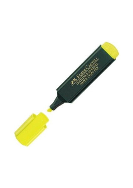 Faber Castell Fosforlu Kalem Sarı 10 Adet ( 1 Paket 10 Adet ) 011545