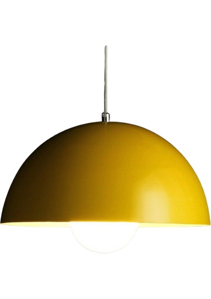 Metal Retro Dekoratif Tekli Sarkıt Avize Çap:30 cm