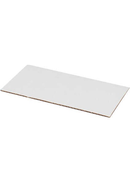13x25 cm Ara Karton Seperatör Beyaz 25 Adet