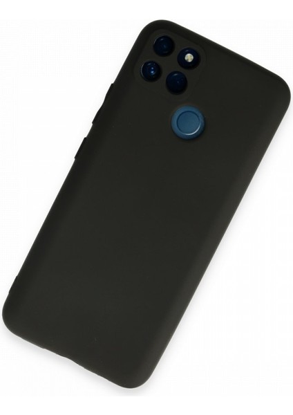 Realme C21Y Kılıf Yumuşak Dokulu Kamera Korumalı Silikon - Siyah modelleri