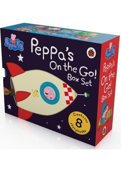 Peppa Pig: Peppa On The Go! Slipcase - 8 Board Books Set