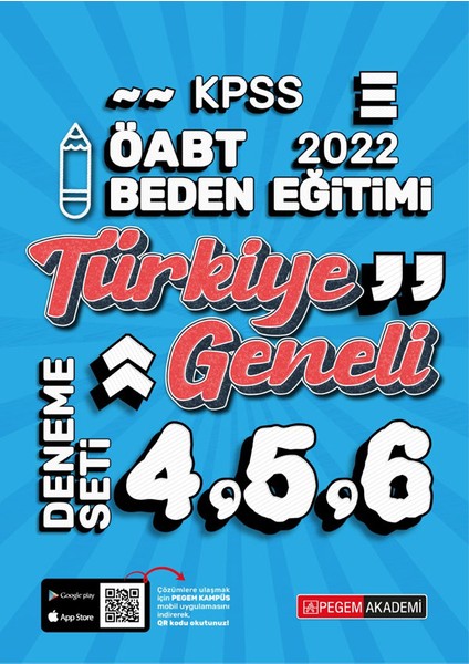 2022 KPSS ÖABT Beden Eğitimi 4-5-6 (3'lü Deneme)