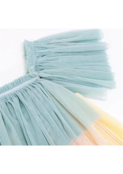 - Rainbow Ruffle Princess Dress-Up - 3-4 Years - Fırfırlı Gökkuşağı Elbisesi - 3-4 Yaş fiyatları