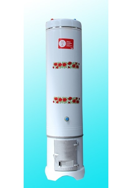 Emaye Termosifon Katı Yakıt Sobası Banyo Sobası Banyo Termosionu