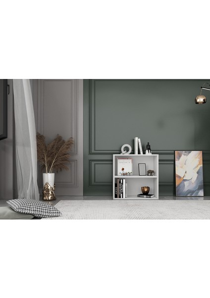 Rafli Kitaplik 65 cm Beyaz KTP-1156