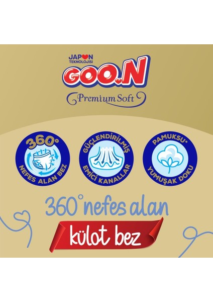 Premium Soft 4 Numara Külot Bez 9-14 kg 280 Adet