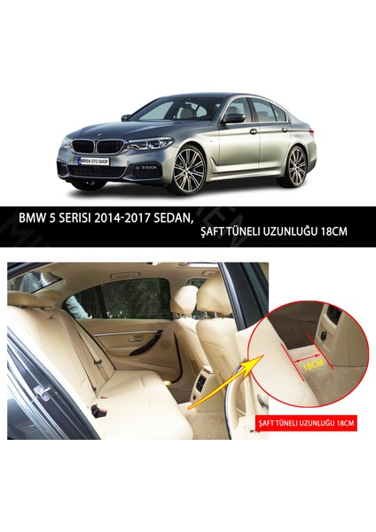 MİREN Bmw 5 Serisi 2014-2017 sedan (18cm) Uyumlu 5d Havuzlu Suni Deri OTO PASPAS