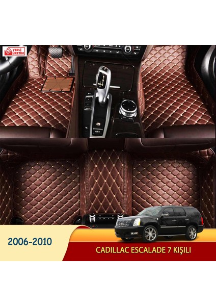 Cadillac Escalade 2006-2010 7 kişili Uyumlu 5d Havuzlu Suni Deri OTO PASPAS