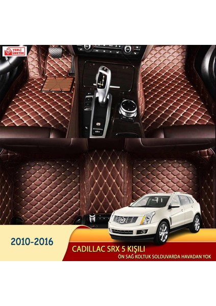 Cadillac Srx 2010-2016 5 Kişili Uyumlu 5d Havuzlu Suni Deri Oto Paspas