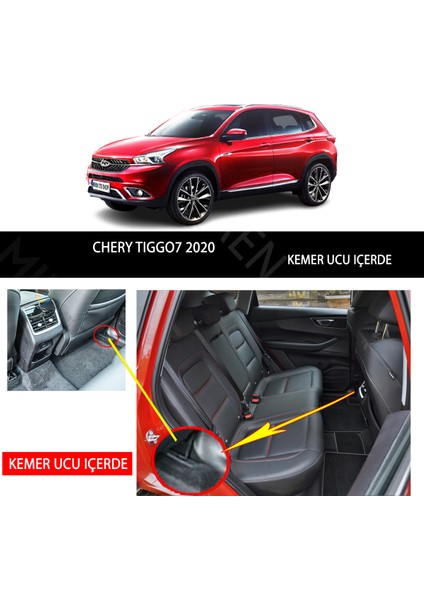 Chery Tiggo 7 2020  Uyumlu 5d Havuzlu Suni Deri OTO PASPAS