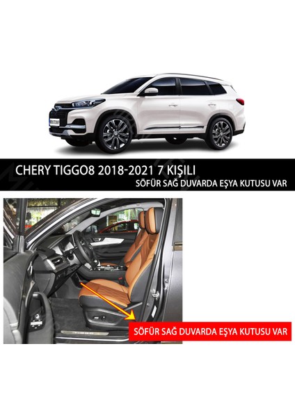 Chery Tiggo 8 2018-2021 7 kişili  Uyumlu 5d Havuzlu Suni Deri OTO PASPAS