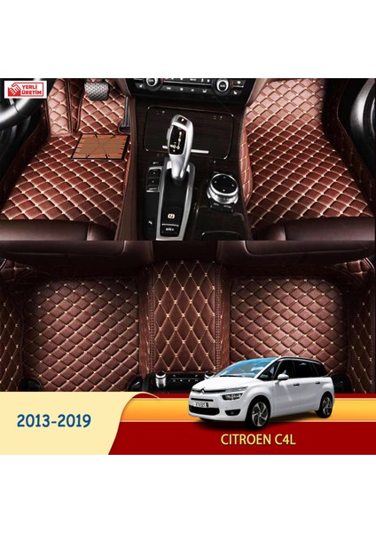 Citroen C4L 2013-2019 Uyumlu 5d Havuzlu Suni Deri OTO PASPAS