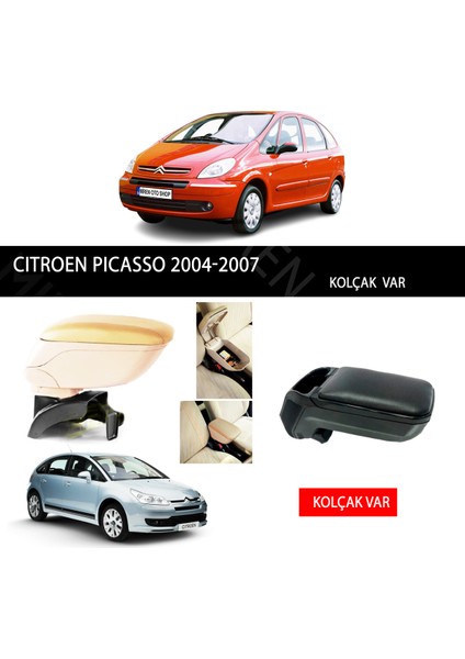 Citroen Picasso 2004-2007 (Kolçak Var) Uyumlu 5d Havuzlu Suni Deri Oto Paspas