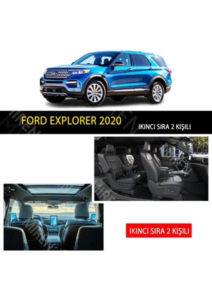 MİREN Ford Explorer 2020 4 KİŞİLİ Uyumlu 5d Havuzlu Suni Deri OTO PASPAS fiyatları