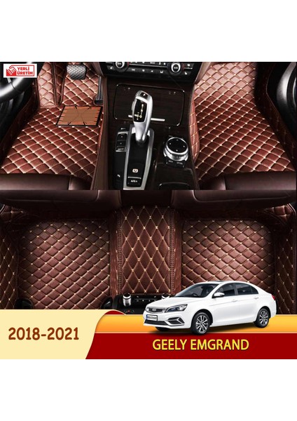 MİREN Geely Emgrand 2018-2021 Uyumlu 5d Havuzlu Suni Deri OTO PASPAS
