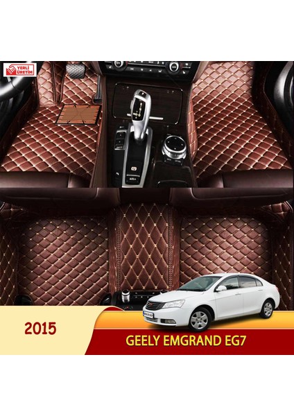 MİREN MİREN Geely Emgrand EG7 2015 Uyumlu 5d Havuzlu Suni Deri OTO PASPAS