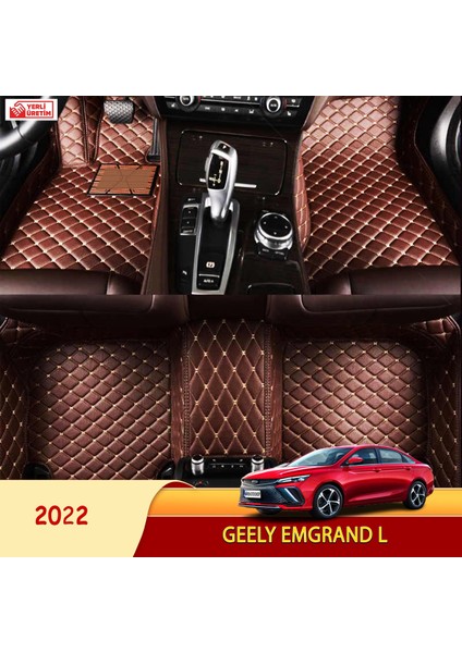 MİREN Geely Emgrand L 2022 Uyumlu 5d Havuzlu Suni Deri OTO PASPAS