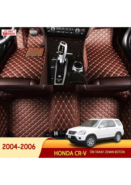 Honda Cr-V 2004-2006 Uyumlu 5d Havuzlu Suni Deri Oto Paspas