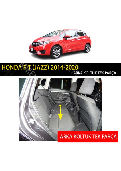 MİREN Honda FİT (Jazz) 2014-2020 Uyumlu 5d Havuzlu Suni Deri OTO PASPAS