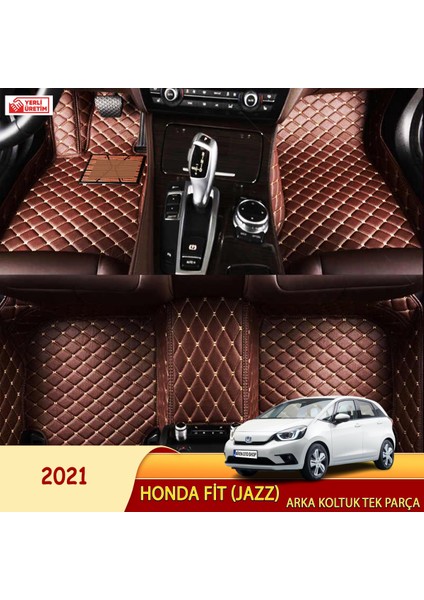 MİREN Honda FİT (Jazz) 2021 Uyumlu 5d Havuzlu Suni Deri OTO PASPAS