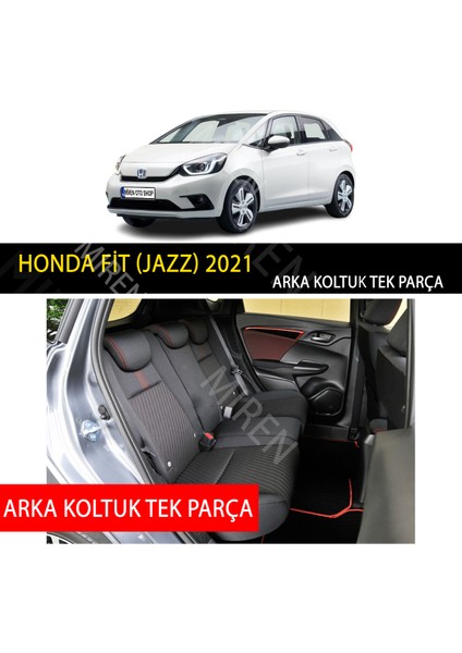 MİREN Honda FİT (Jazz) 2021 Uyumlu 5d Havuzlu Suni Deri OTO PASPAS