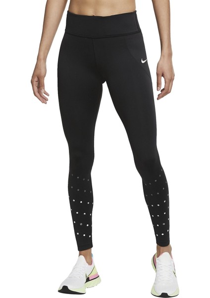 Fast Flash Runway Leggings Toparlayıcı Siyah Kadın Tayt