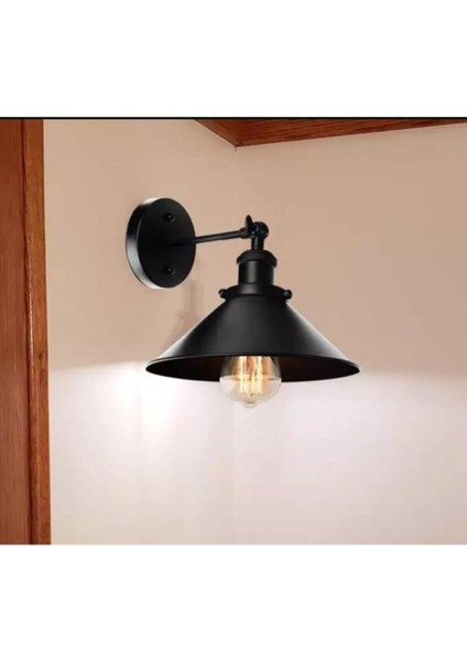 Retro Metal Dekoratif Mafsallı Akrobatik Siyah Beyaz Duvar Aplik