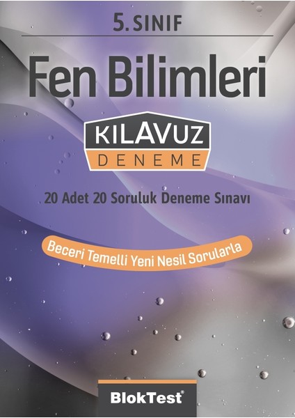 5. Sınıf Bloktest Fen Bilimleri Kılavuz Deneme