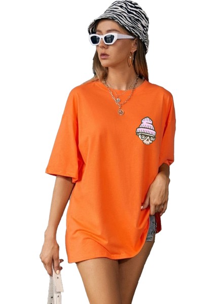 Kadın Today Was Baskılı Oversize Tişört fiyatları