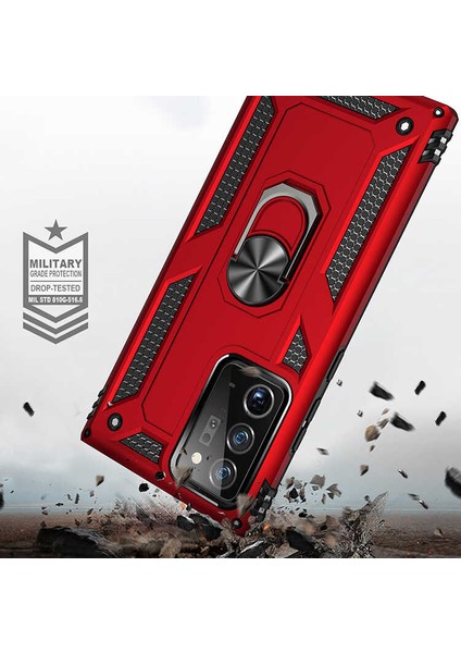 Samsung Galaxy Note 20 Ultra Kılıf Tank Yüzüklü Yüksek Korumalı Silikon fırsatları