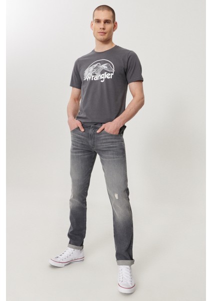 Erkek Larston Siyah Slim Tapered Düşük Bel Dar Paça Esnek Jean Pantolon