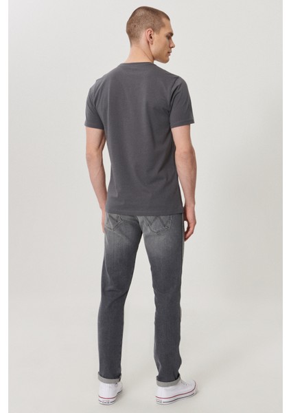 Erkek Larston Siyah Slim Tapered Düşük Bel Dar Paça Esnek Jean Pantolon fiyatları