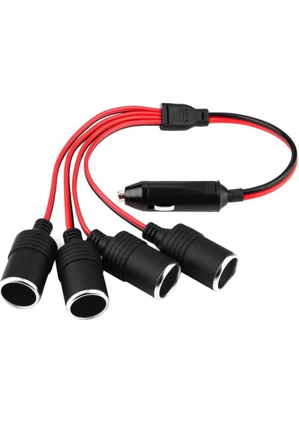 Araç Çakmaklık Çoklayıcı Splitter 1 Erkek 4 Dişi Çakmak Uzatma 12 V - 24 V modelleri