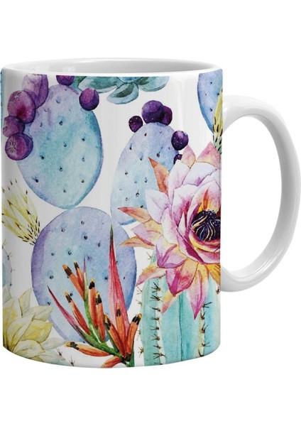 Grace Flower Kupa Bardak ve Mousepad Seti