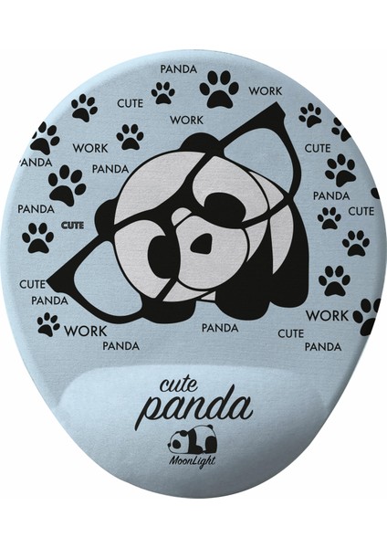 Glasses Panda Kupa Bardak ve Mousepad Seti