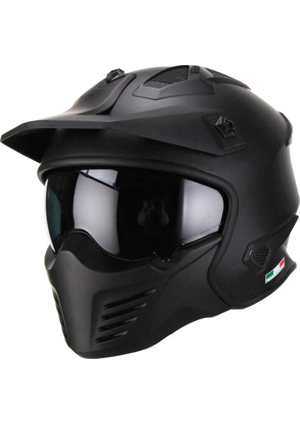 Full Face Kask SW726X Tokyo Mat Siyah [large Beden]